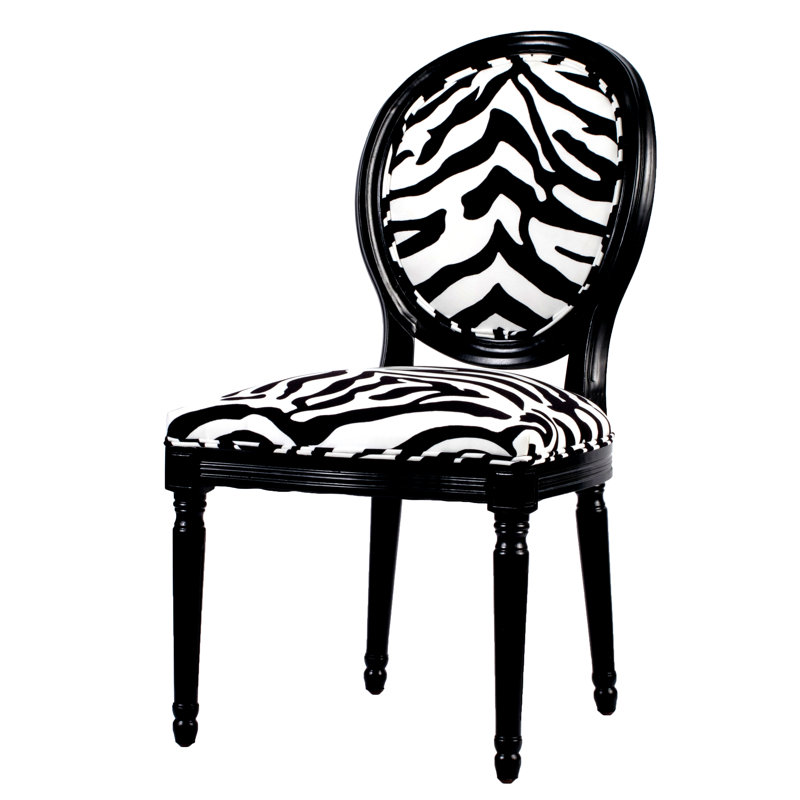 Bloomsbury Market Mayssa Zebra Upholstered Chair Wayfair